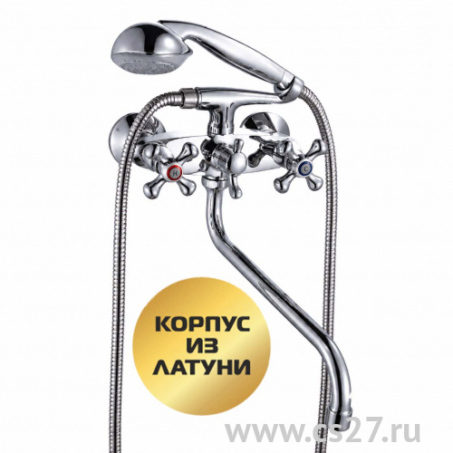 картинка BY1214717/3907-br Смеситель FERAT для ванны двухвентильный | Центр Снабжения | Дальний Восток | Южно-Сахалинск