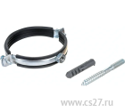 картинка Хомут FERAT металлический с шурупом и дюбелем 75*80 | Центр Снабжения | Дальний Восток | Южно-Сахалинск