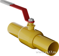 картинка Кран шаровой под приварку МАРШАЛ 11с67п GAS PRO 2ЦП.00.1 Ду 150/125 Ру 25 | Центр Снабжения | Дальний Восток | Южно-Сахалинск